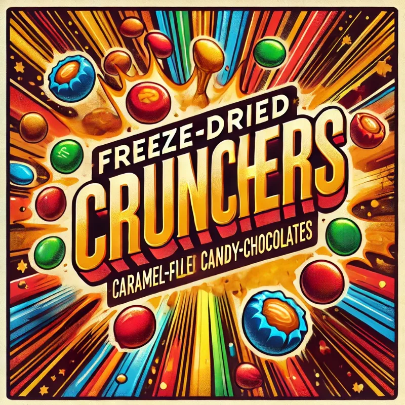 Caramel Crunchers freeze-dried candy