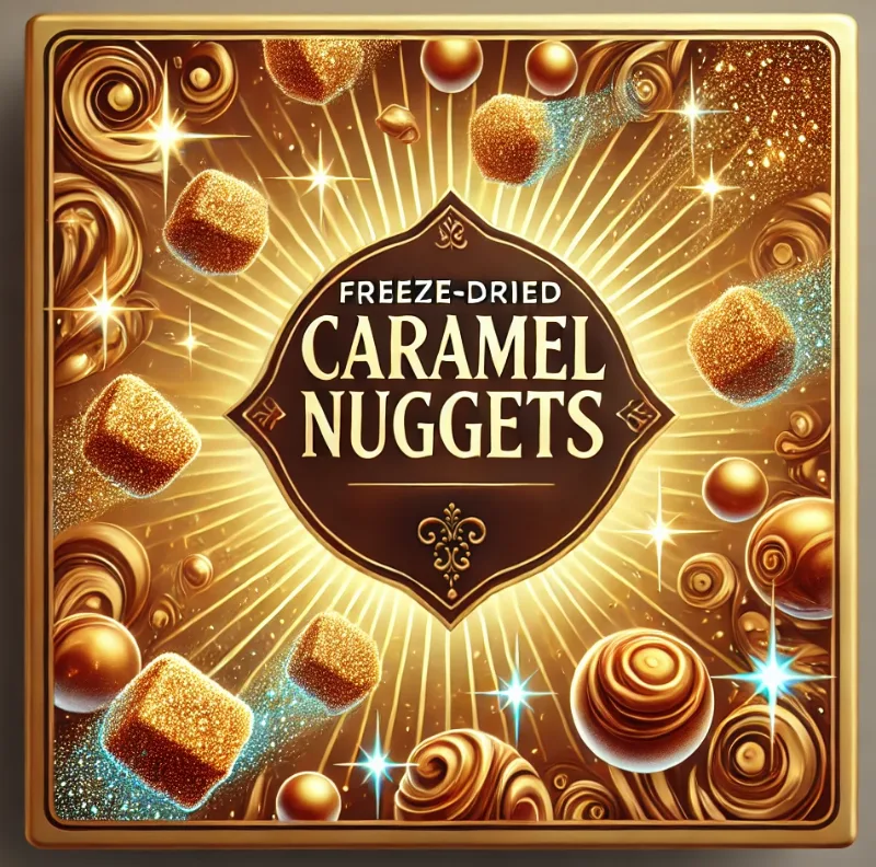Caramel Nuggets freeze-dried candy