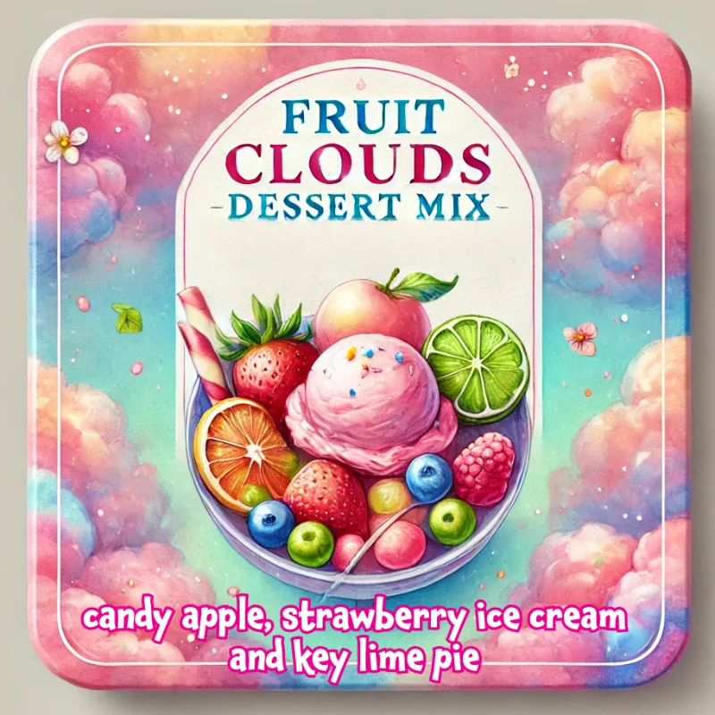 Fruit Clouds: Dessert Mix freeze-dried candy