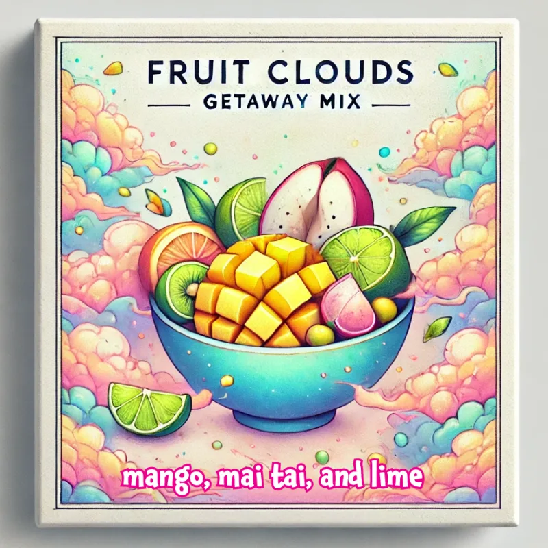 Fruit Clouds: Getaway Mix freeze-dried candy