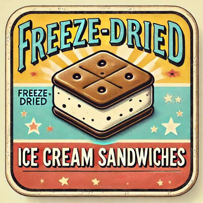 Ice Cream Sandwiches freeze-dried candy