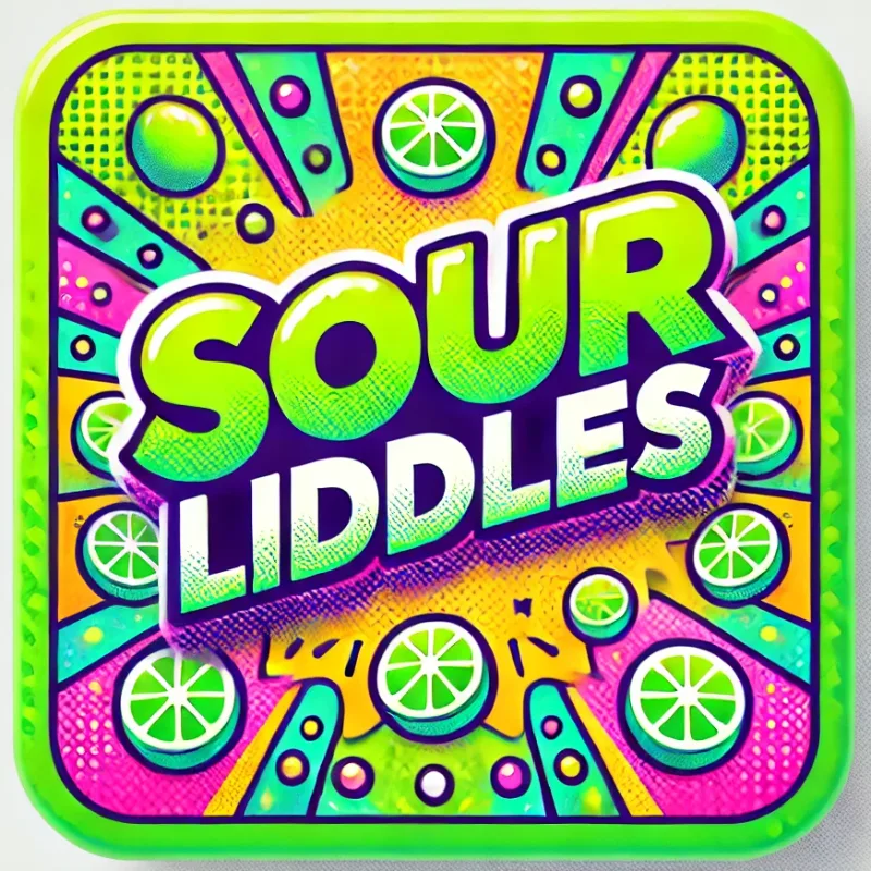 Sour Liddles freeze-dried candy