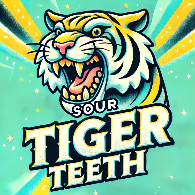 Tiger Teeth Sours freeze-dried candy
